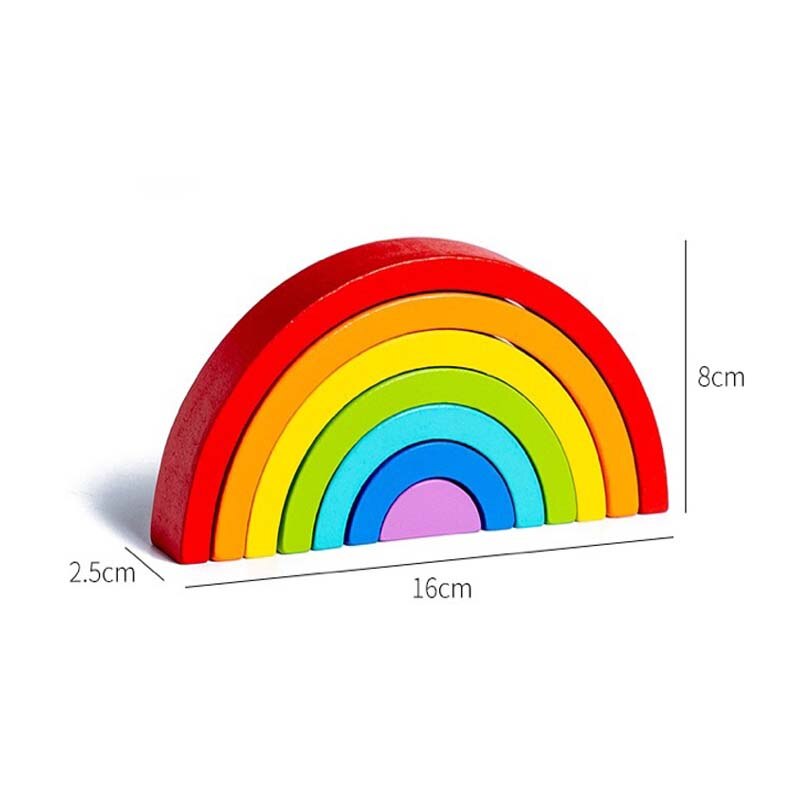 Houten regenboog