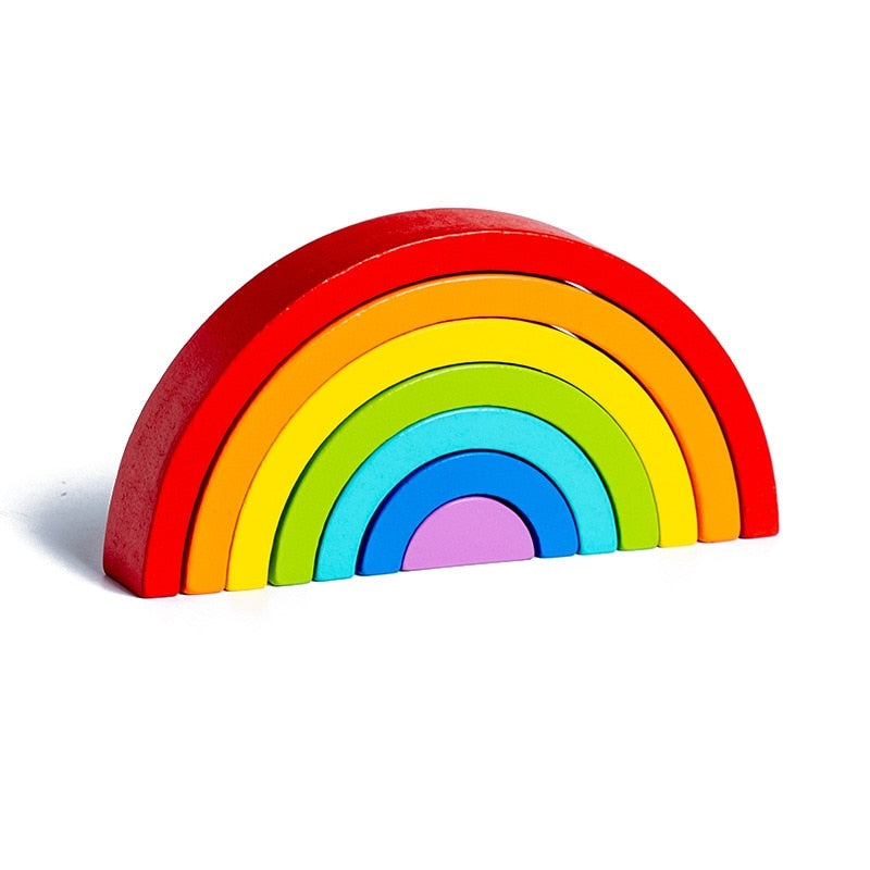 Houten regenboog