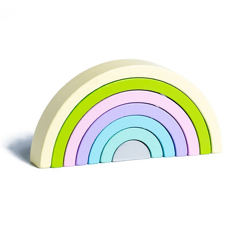 Houten regenboog